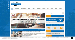 Desktop Screenshot of mainwelle.de